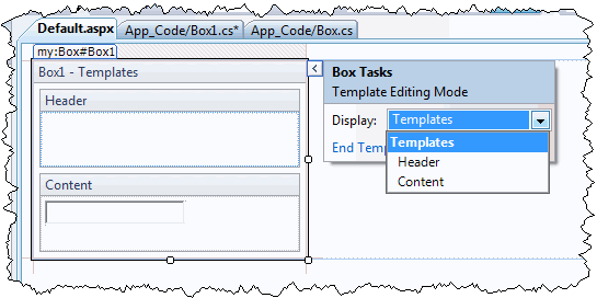 Template editor smart tag