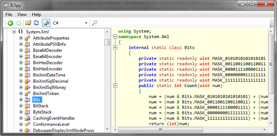 Screenshot ILSpy